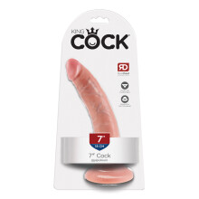 King Cock 18 cm Flesh Dildo Dildo Normal - King Cock
