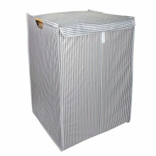 Large Folding Laundry Basket Bin Non Woven Fabric Washing Clothes Bin Hamper Lid