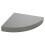 (Grey) Floating Wooden Mounting Corner Shelf Display Unit 1