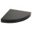(Black) Floating Wooden Mounting Corner Shelf Display Unit 1