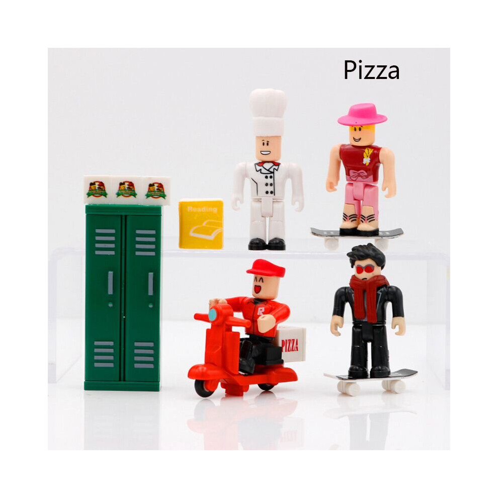 (Pizza) Roblox Game Accessory Mini Action Figure Kids Gift