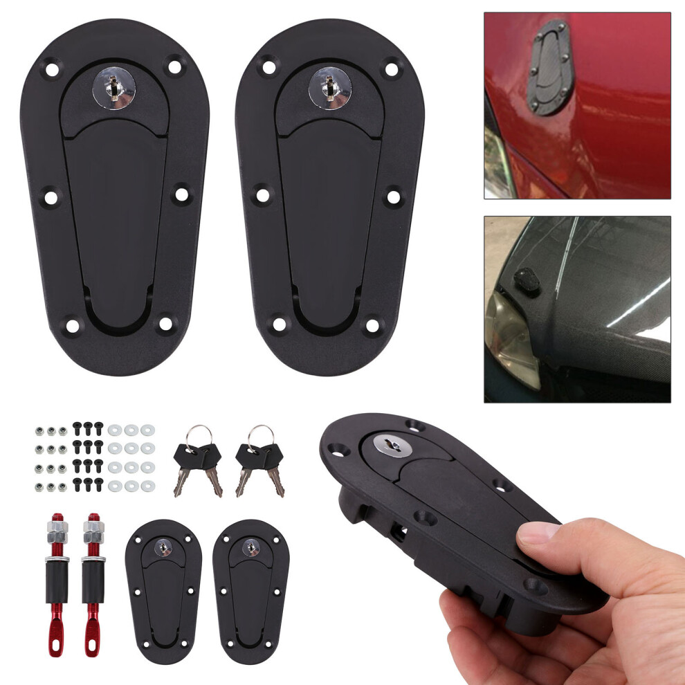 Plus Flush Quick Release Bonnet Latch Catches Locking Pins Bonnet Pin 613310290414