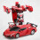 (Red Lamborghini ) Transformer RC Robot Car Remote Control 2 IN 1 Toy 1