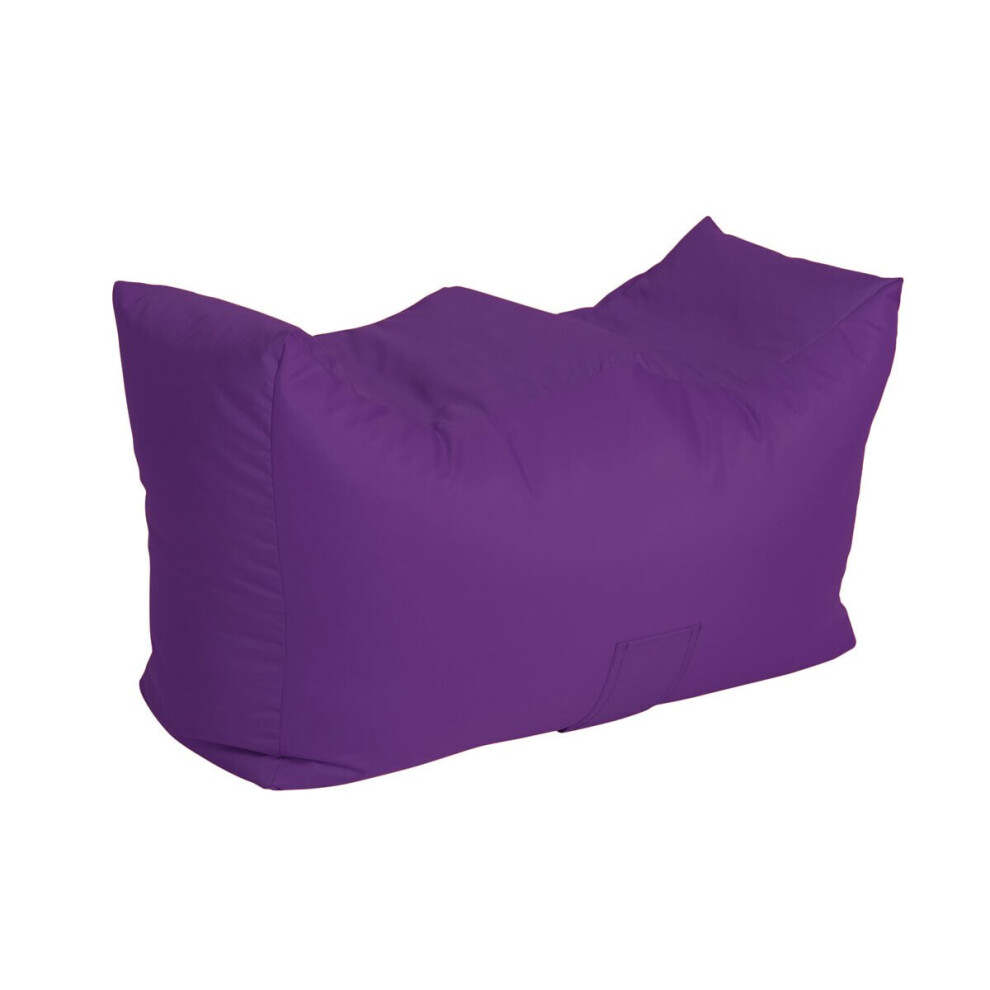 (Purple) Bonkers Bench Bean Bag (Water Resistant)