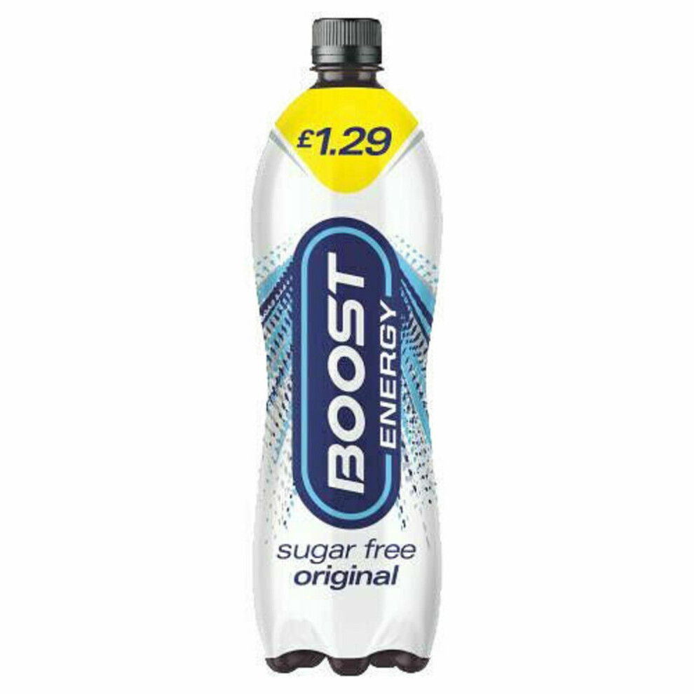 (24x1Ltr, Original Sugar Free) Boost Energy Drink 1 Ltr Original / Sugar Free