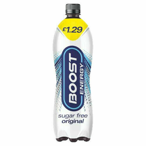 (6x1Ltr, Original Sugar Free) Boost Energy Drink 1 Ltr Original / Sugar Free