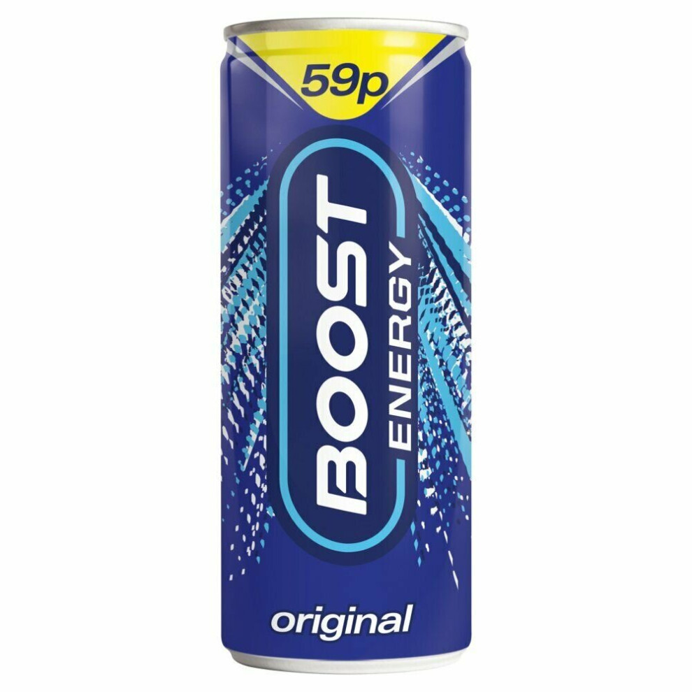 (18x250ml, Original) Boost Energy Drink 250ml Sugar Free Exotic Citrus