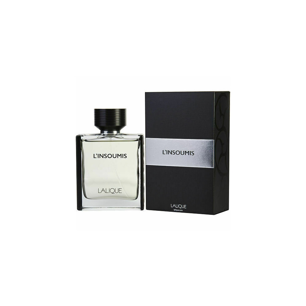 L'Insoumis Ma Force by Lalique Eau De Toilette Spray 3.3 oz for Men