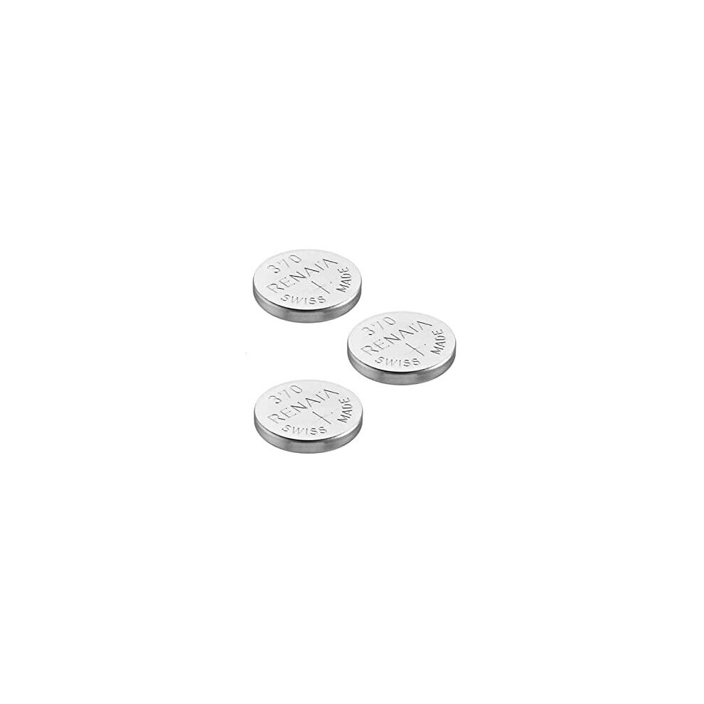 (5 x 370 or SR 920 SW) Renata Watch Battery Swiss Made Renata 370 or SR920SW 1.5V