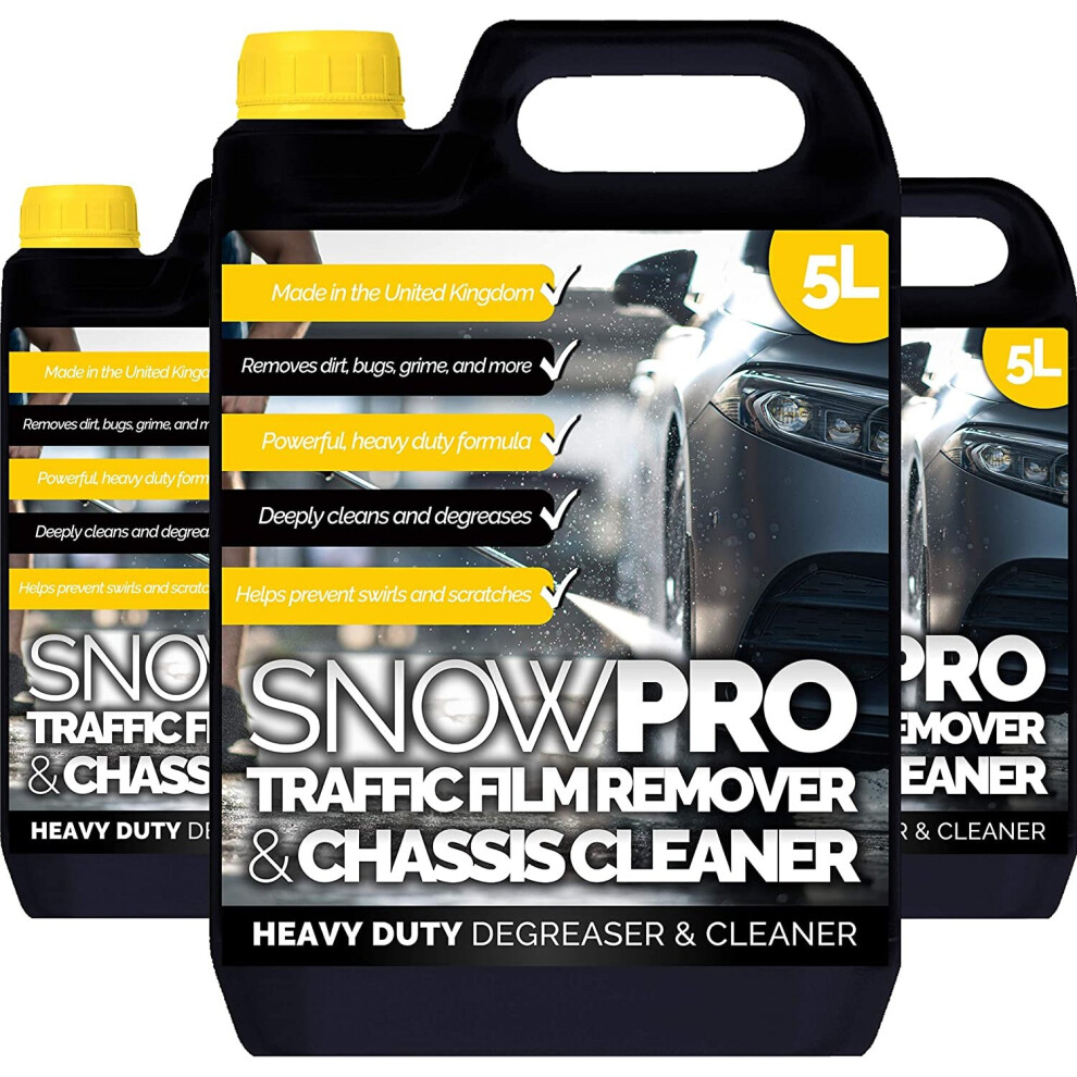 (15L) Snowpro Traffic Film Remover & Chassis Cleaner 5060742211152