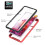 (Red) Case for Samsung Galaxy S20 FE Screen Protector 6