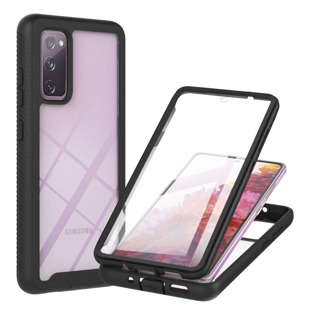 (Black) Case for Samsung Galaxy S20 FE Screen Protector