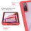 (Red) Case for Samsung Galaxy S20 FE Screen Protector 5