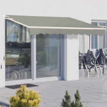 (4x3M) UV Sun Garden Shade Retractable Patio Awning Manual Shelter Outdoor Canopy