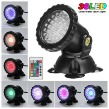 (1 Light Set) RGB LED Underwater Spot Light Aquarium Garden Pond Pool Lamp+Remote