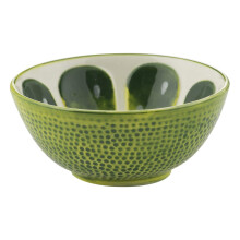 Typhoon World Foods Stoneware Lime Bowl Green