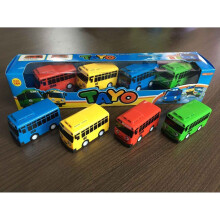 4 pcs The Little Bus TAYO Friends Mini Special Set