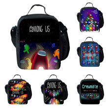 Among Us Insulated Lunch Bag School Outdoor Lunchbox