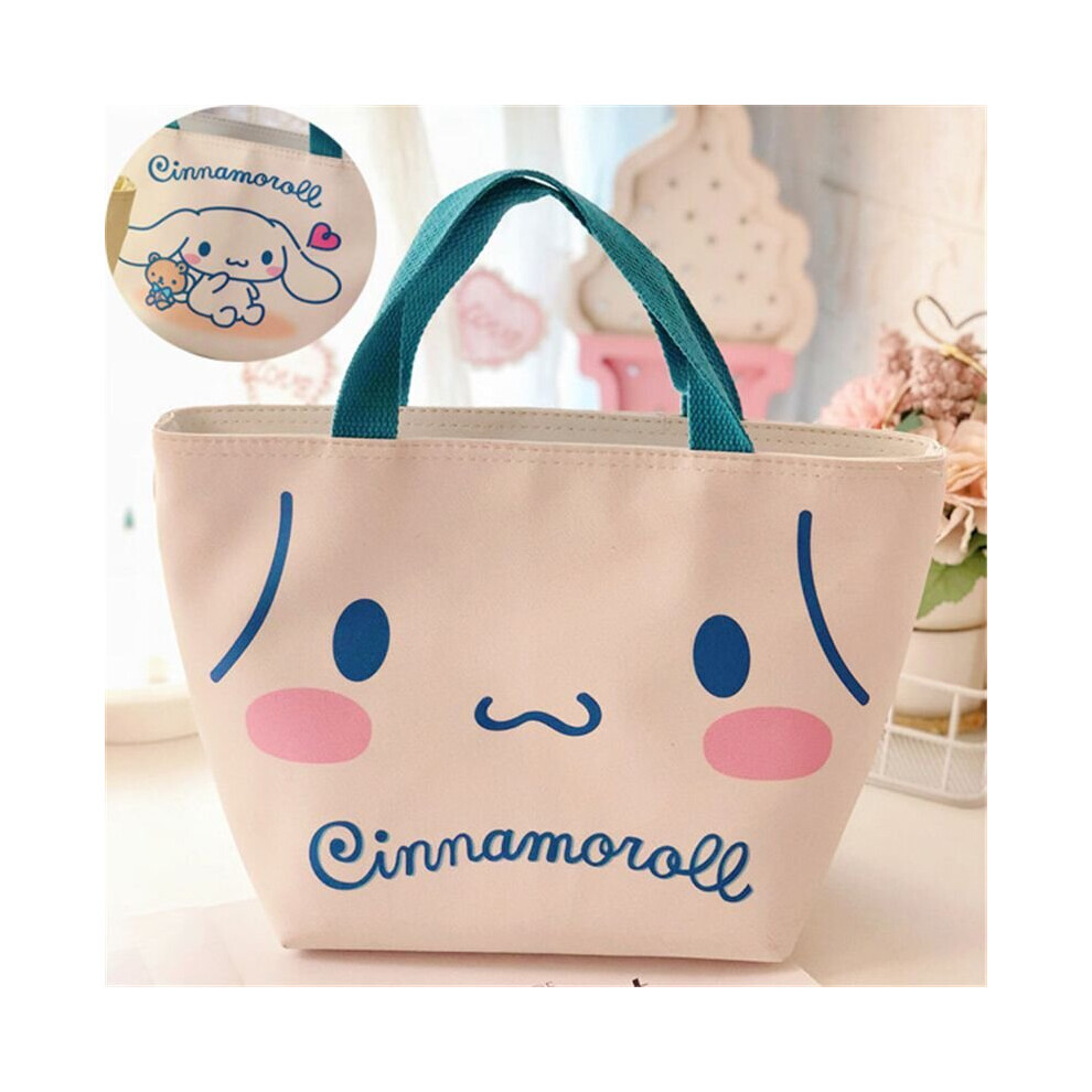 (Cinnamoroll) Kuromi Lunch Bag Insulated Thermal Food Picnic Outdoor