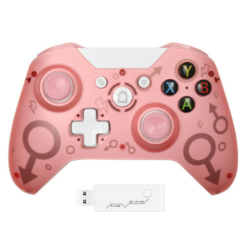 (Pink) Wireless Controller For xBox One Microsoft Windows 10 8 Bluetooth Gamepad Gifts
