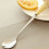 (Yellow) Ceramic Handle Stirring Spoon Stainless Steel Tableware 1