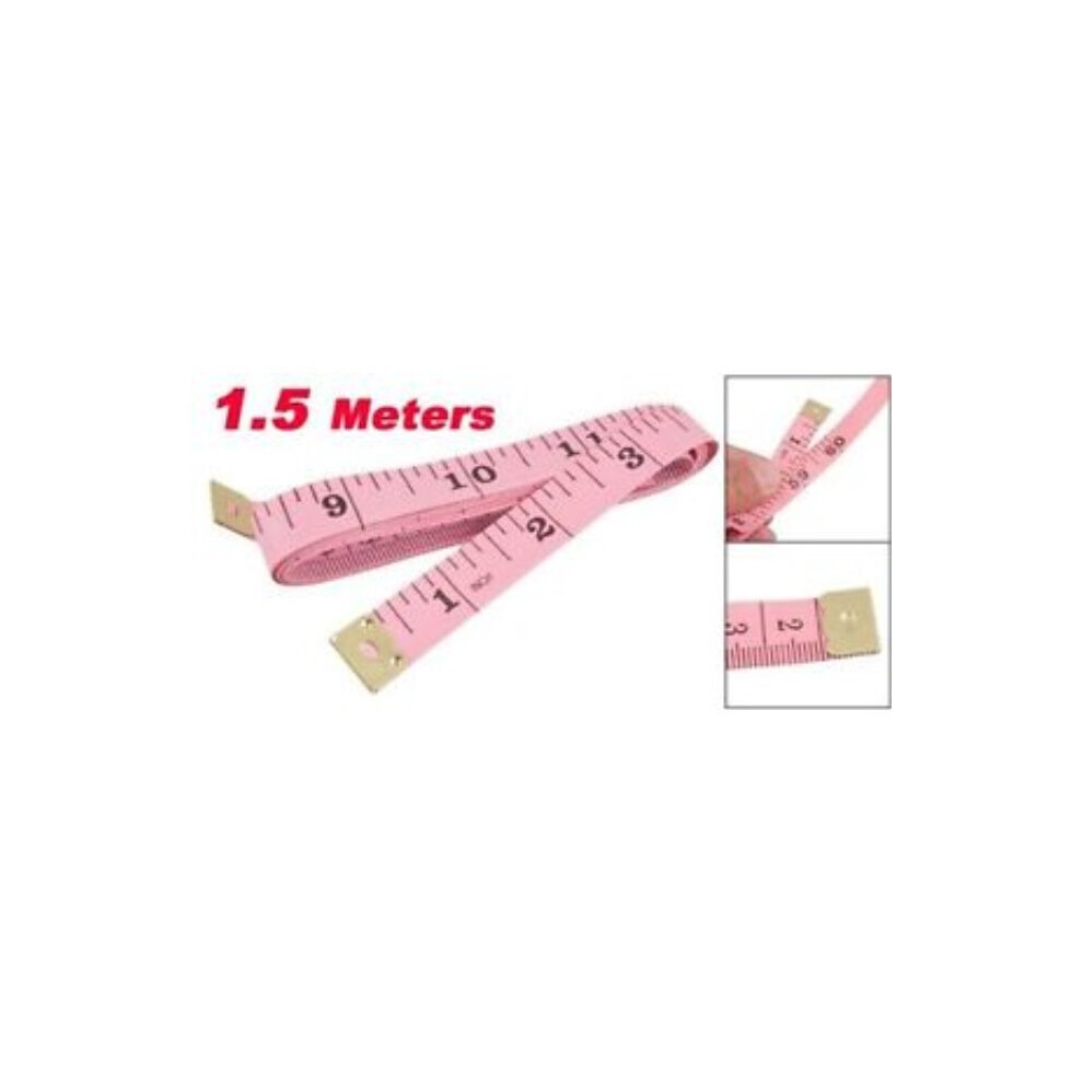 150cm Soft Plastic Tape Measure in Pink