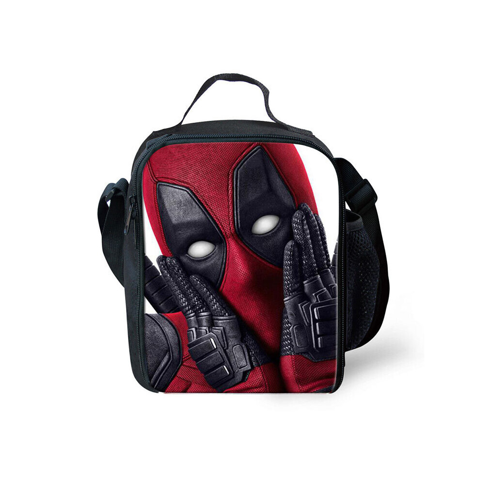 Hold Face Deadpool Student Insulated Messenger Lunch Bag on OnBuy