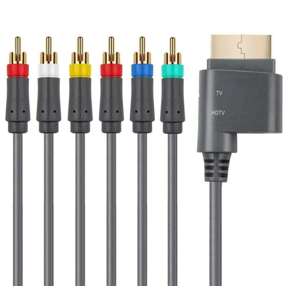 HD TV Component Composite Audio Video AV Cable for Xbox 360 (2.5M)