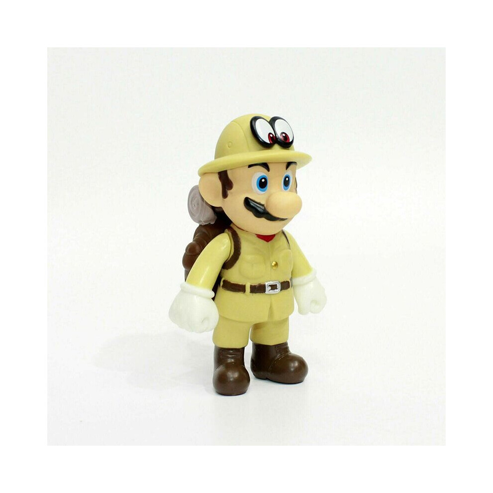 (Treasure Tracker Mario 5'') Super Mario Bros PVC Action Figure Doll Kid Toy