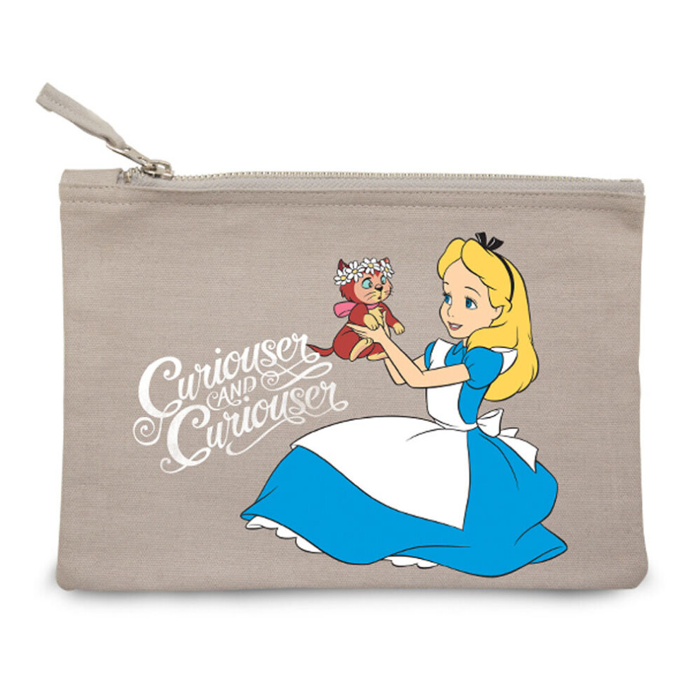 Disney Alice In Wonderland Curiouser And Curiouser Cosmetic Case