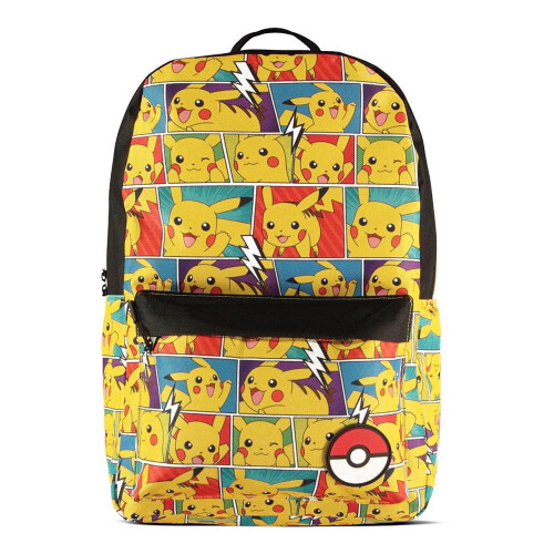 Pokémon Pokemon Pikachu Comic Book Strip All-Over Print Backpack - Jigsaw Puzzle