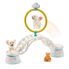 Schleich bayala, Giocattoli delle Fate per Bambini 5-12 Anni, Set da Gioco 9 Pezzi, Addestramento Cuccioli di Leone Alati