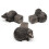 Hedgehog Plant Pot Feet - Set of 3 2