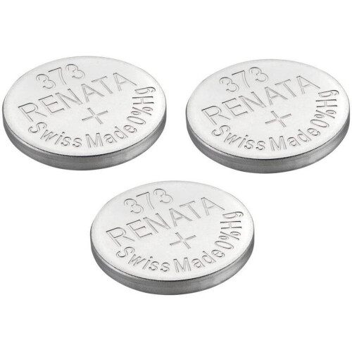 (10 x 373 or SR 916 SW) Renata Single Watch Battery Swiss Made Renata 373 or SR916SW 1.5V