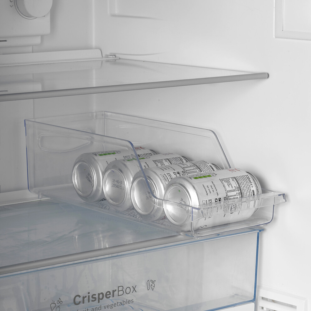(2) Drink Can Fridge Storage Box Dispenser Holder Rack