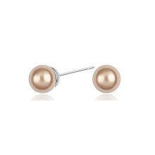 Beautiful Pearl Style Pendant Stud Earrings Gold Stone Jewellery Gift