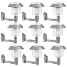 (8) 2/4/6/8/10 x Solar Powered LED Wall Light Outdoor