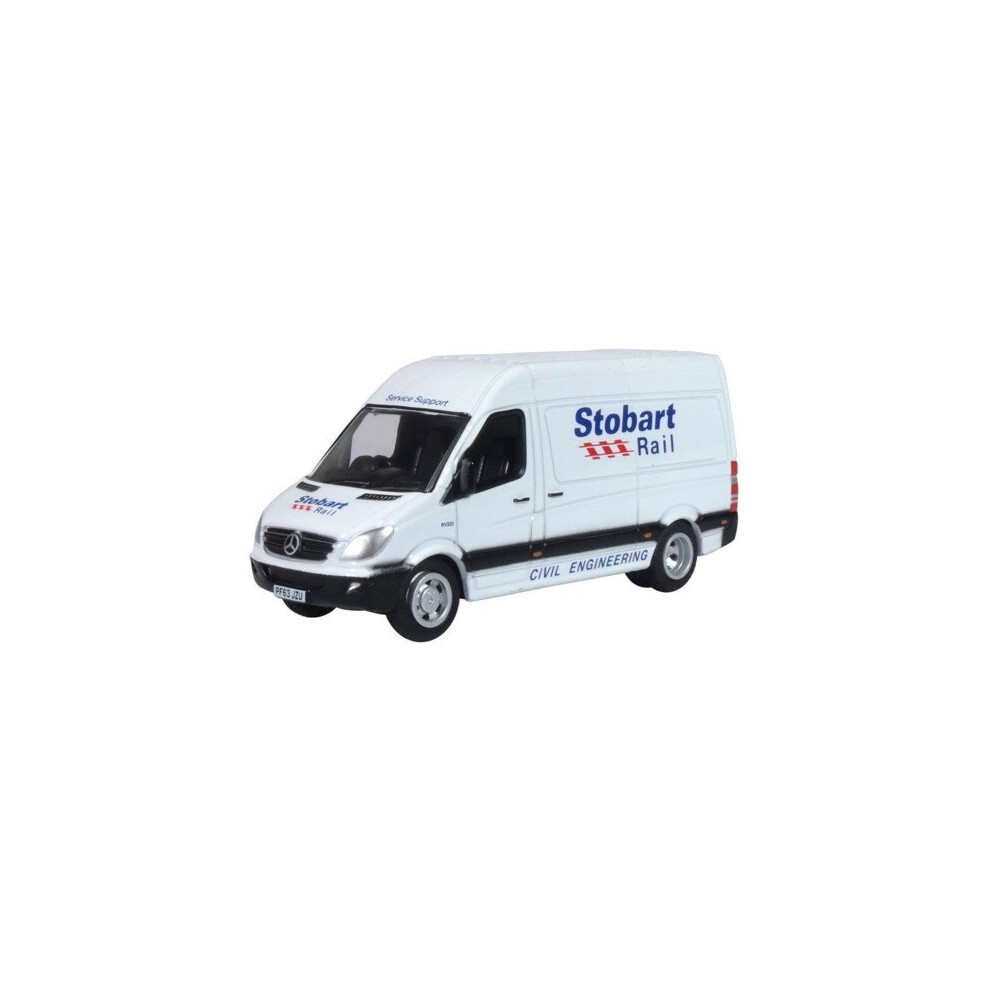Oxford Mercedes Sprinter Van Stobart Rail - 1:76-image-OPC-P7BYPM6-NEW
