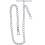 Single Albert Chain for Pocket Watch - Sterling Silver - Gift Gents 1