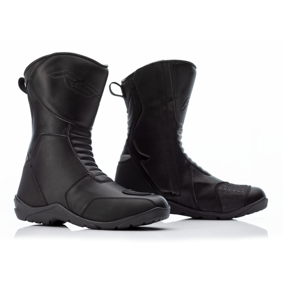 (40, ) Axiom Motorbike Motorcycle Sports Touring Ce Mens Waterproof Boot Black 5056136270256