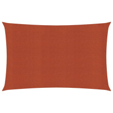 vidaXL Sunshade Sail 160 g/m² Terracotta 3x4.5 m HDPE Patio Sunscreen Canopy