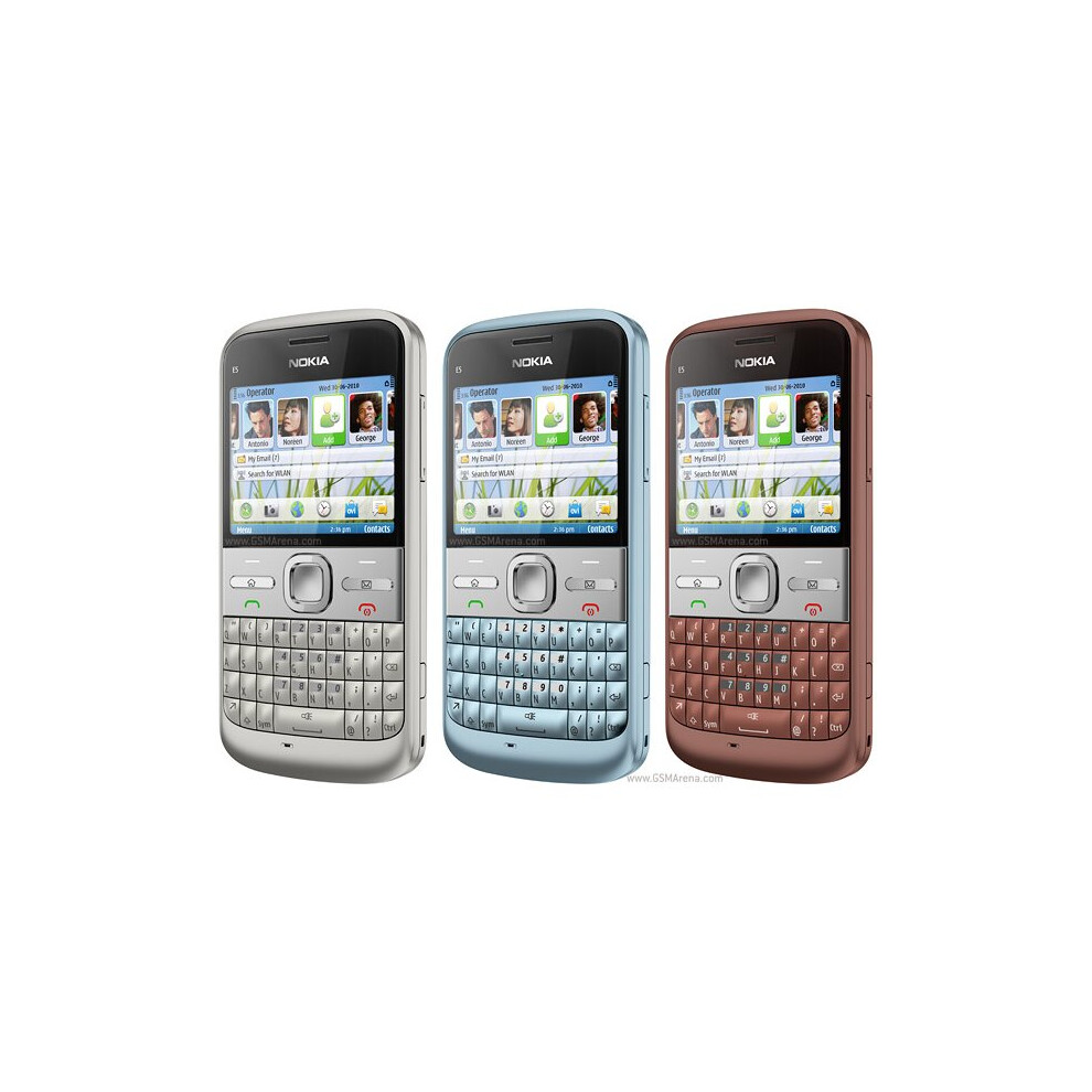 (Silver Grey) Nokia E5 Single SIM | 250MB | 256MB RAM-image-OPC-P7BZB7G-REFURBISHED