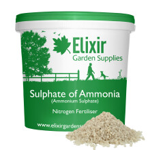 (8kg) Elixir Gardens | Granular Sulphate of Ammonia Fertiliser Grade 21-0-0 Supplied In Tubs