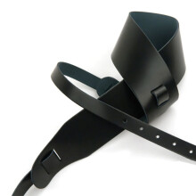 D'Addario Classic Leather Banjo Strap Black 25LBNJ00-DX