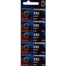 (5 x 392 or SR 41 Sw) Renata Single Watch Battery Swiss Made Renata 392 or SR41SW Or AG3 1.5V