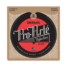 Struny DAddario Pro-Arte Nylon pre klasick gitaru, norm lne nap tie (EJ45)