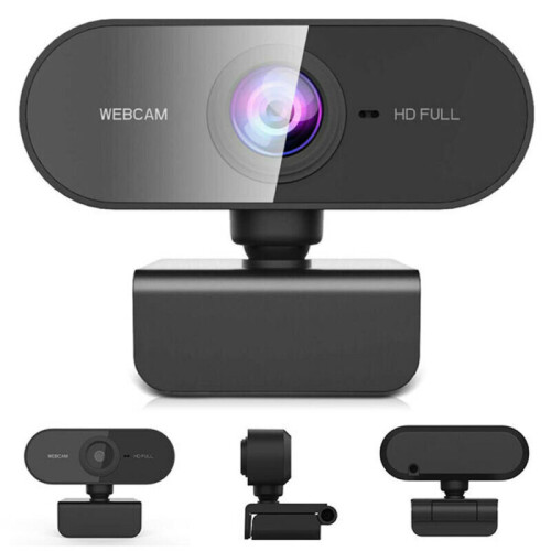 Full HD 1080P Webcam With Microphone Streaming Camera For Mac PC Laptop Home 1