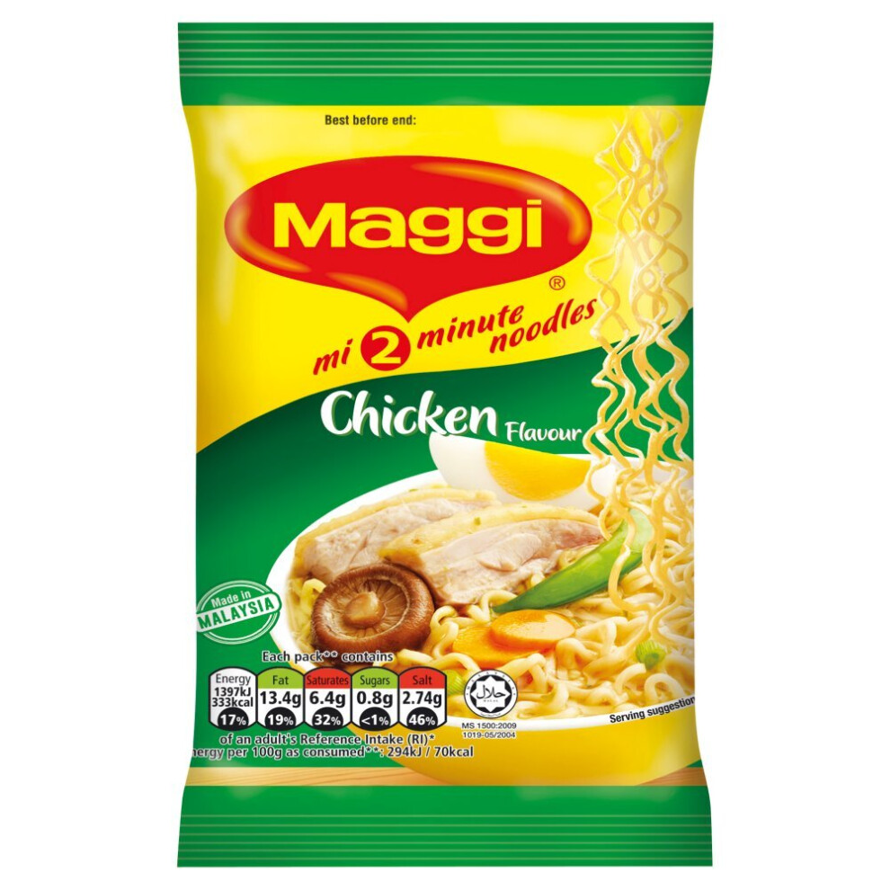 Maggi 2 Minute Chicken Flavour Noodles 75G (Pack Of 20)