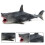 Megalodon Σχήμα Αρχαίος καρχαρίας PVC μοντέλο παιχνίδι δώρο 5