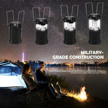 30 LED Portable Camping Torch Battery Operated Lantern Night Light Tent Lamp